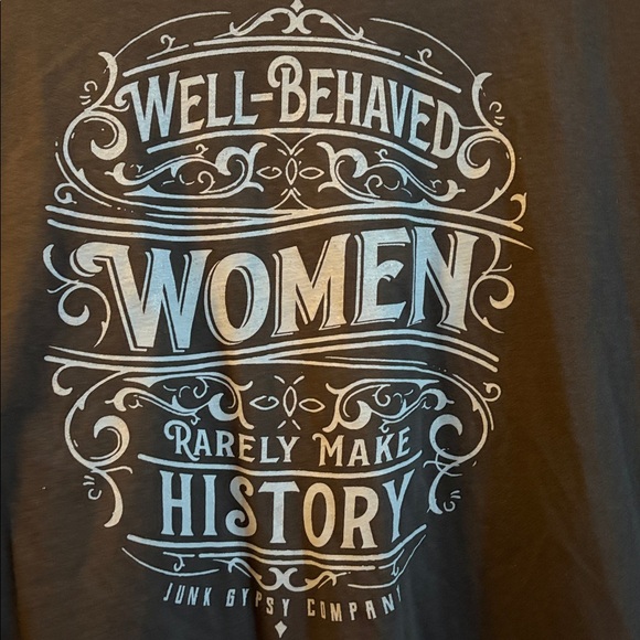 Junk Gypsy Graphic Tee with Inspirational Quote - Picture 2 of 6